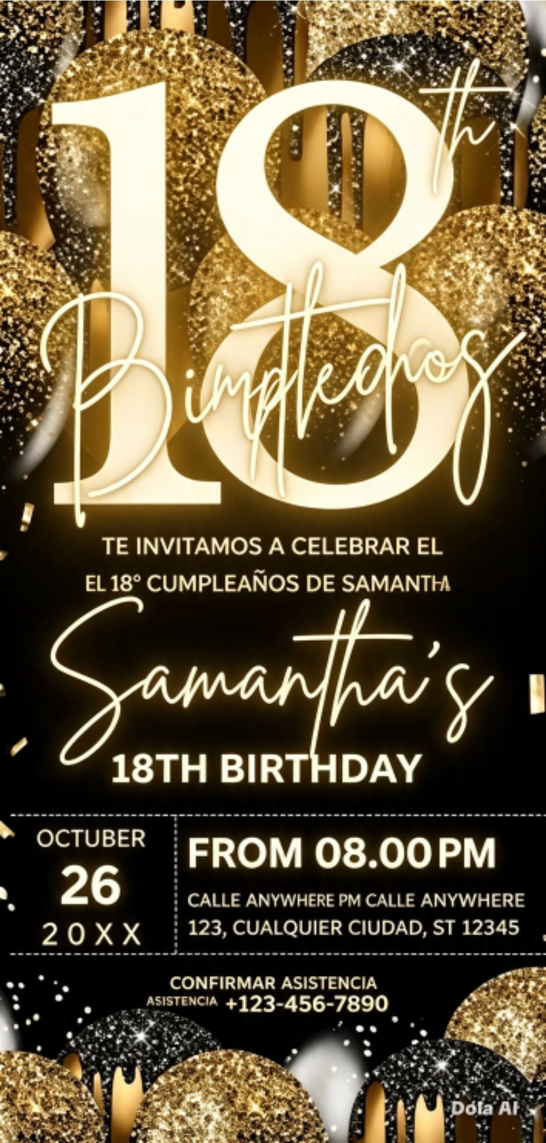 Invitación de cumpleaños
